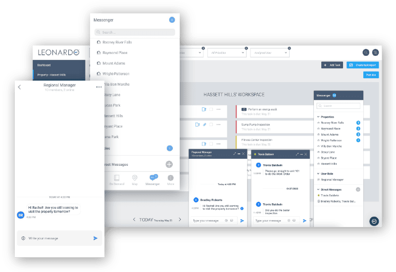 Property Operations LEO Web Demo Messenger